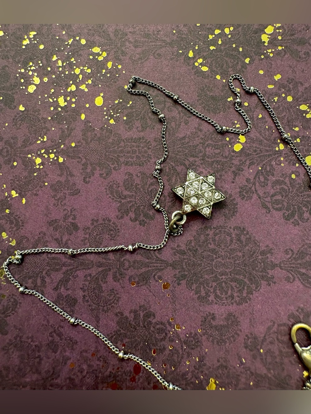 BRIGHTON Star Necklace Silver Color